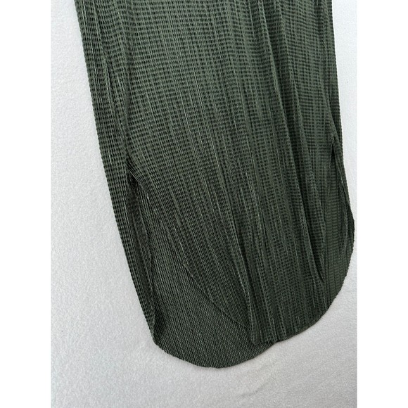 Sabina Musayev Renaissance Dress Size XS Green Textured Relaxed Fit Keyhole Midi - Picture 6 of 13